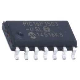 3 pcs - Microchip PIC16F1503-I/SL, 8bit PIC Microcontroller, PIC16F, 20MHz, 2048 words Flash, 14-Pin SOIC
