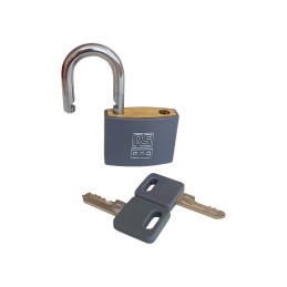 1 pcs - RS PRO Key Padlock, Keyed Alike, 6mm Shackle, 40mm Body