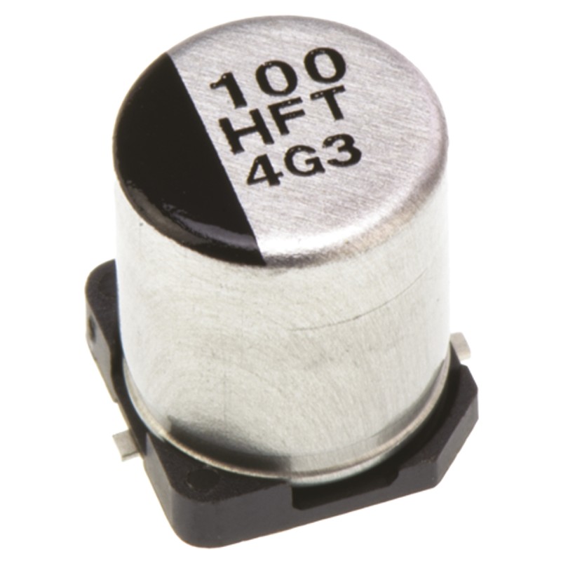 50 pcs - Panasonic 100μF Aluminium Electrolytic Capacitor 50V dc, Surface Mount - EEEFTH101XAP