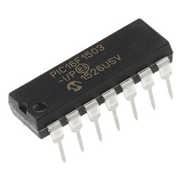 3 pcs - Microchip PIC16F1503-I/P, 8bit PIC Microcontroller, PIC16F, 20MHz, 2048 words Flash, 14-Pin PDIP
