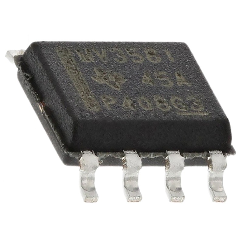 10 pcs - LMV358IDR Texas Instruments, Op Amp, RRO, 1MHz, 3 V, 5 V, 8-Pin SOIC