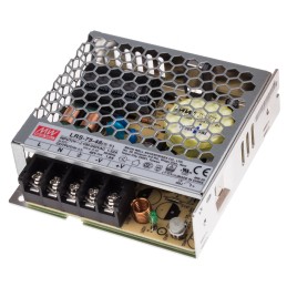 1 pcs - MEAN WELL Switching Power Supply, LRS-75-48, 48V dc, 1.6A, 76.8W, 1 Output, 120 - 373 V dc, 85 - 264 V ac