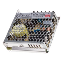 1 pcs - MEAN WELL Switching Power Supply, LRS-75-48, 48V dc, 1.6A, 76.8W, 1 Output, 120 - 373 V dc, 85 - 264 V ac