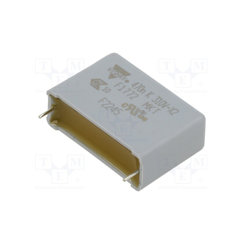 1 pcs x VISHAY - F17724472004 - Capacitor: polyester, 470nF, 310VAC, 630VDC, 27.5mm, ±10%, THT