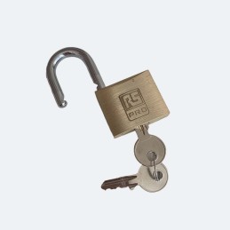 1 pcs - RS PRO Key Brass, Stainless Steel Padlock, Keyed Alike, 6mm Shackle, 40mm Body