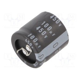1 pcs x NICHICON - LGZ2W101MELB30 - Capacitor: electrolytic, SNAP-IN, 100uF, 450VDC, Ø30x30mm, ±20%
