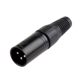 1 pcs - RS PRO Cable Mount XLR Connector, Male, 3 Way, Silver Plating