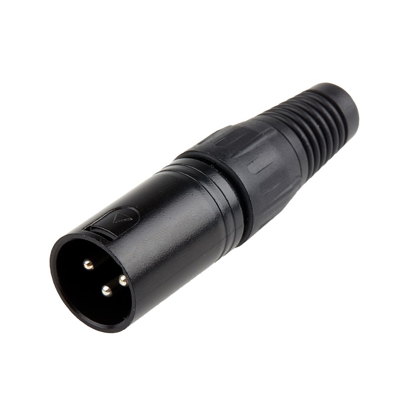 1 pcs - RS PRO Cable Mount XLR Connector, Male, 3 Way, Silver Plating