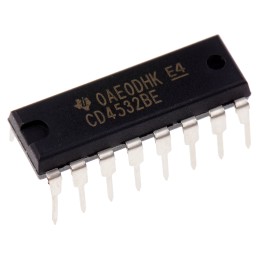 10 pcs - Texas Instruments CD4532BE, Encoder 8, 16-Pin PDIP