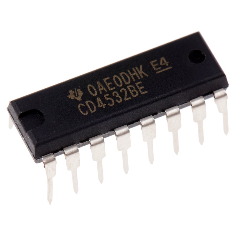 10 pcs - Texas Instruments CD4532BE, Encoder 8, 16-Pin PDIP