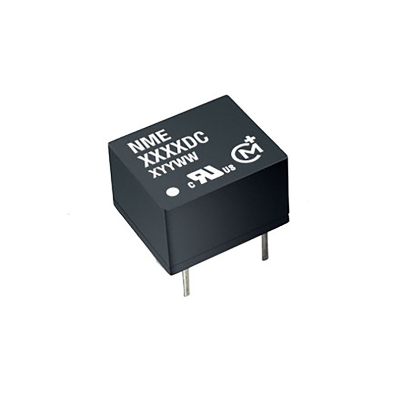 1 pcs - Murata Power Solutions NME DC-DC Converter, 12V dc/ 83mA Output, 10.8 - 13.2 V dc Input, 1W, Through Hole, +85°C