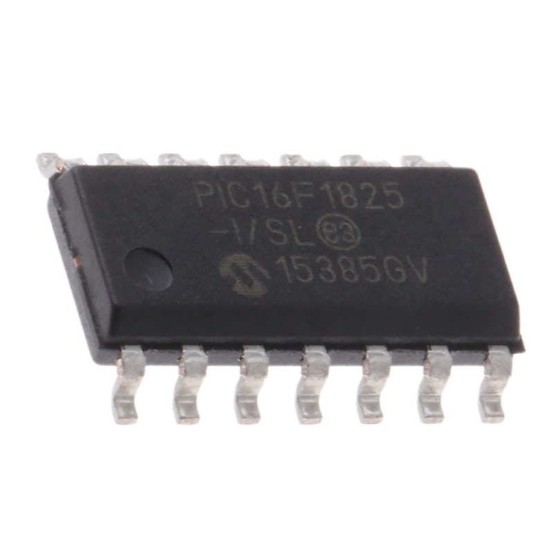 4 pcs - Microchip PIC16F1825-I/SL, 8bit PIC Microcontroller, PIC16F, 32MHz, 14 kB Flash, 14-Pin SOIC