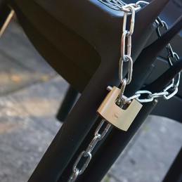 1 pcs - YALE Padlock Brass Padlock, 9mm Shackle, 60mm Body