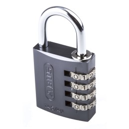 1 pcs - ABUS 145/40 Combination Weatherproof Aluminium, Steel Safety Padlock, 6mm Shackle, 40mm Body