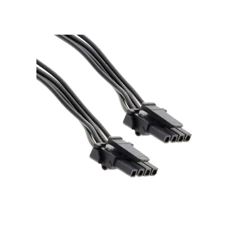 2 pcs - Molex 4 Way Female Micro-Fit TPA to 4 Way Female Micro-Fit TPA Wire to Board Cable, 75mm