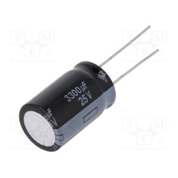 1 pcs x PANASONIC - EEUFR1E332 - Capacitor: electrolytic, low ESR, THT, 3300uF, 25VDC, Ø16x25mm