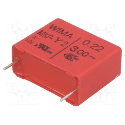 1 pcs x WIMA - MKY22W32205I00KSSD - Capacitor: polypropylene, 220nF, 11x21x26.5mm, THT, ±10%, 22.5mm