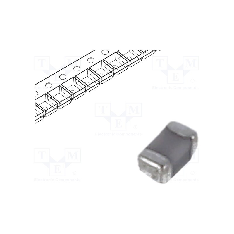 100 pcs x MURATA - GRM1555C1H561GA01D - Capacitor: ceramic, MLCC, 560pF, 50V, C0G (NP0), ±2%, SMD, 0402