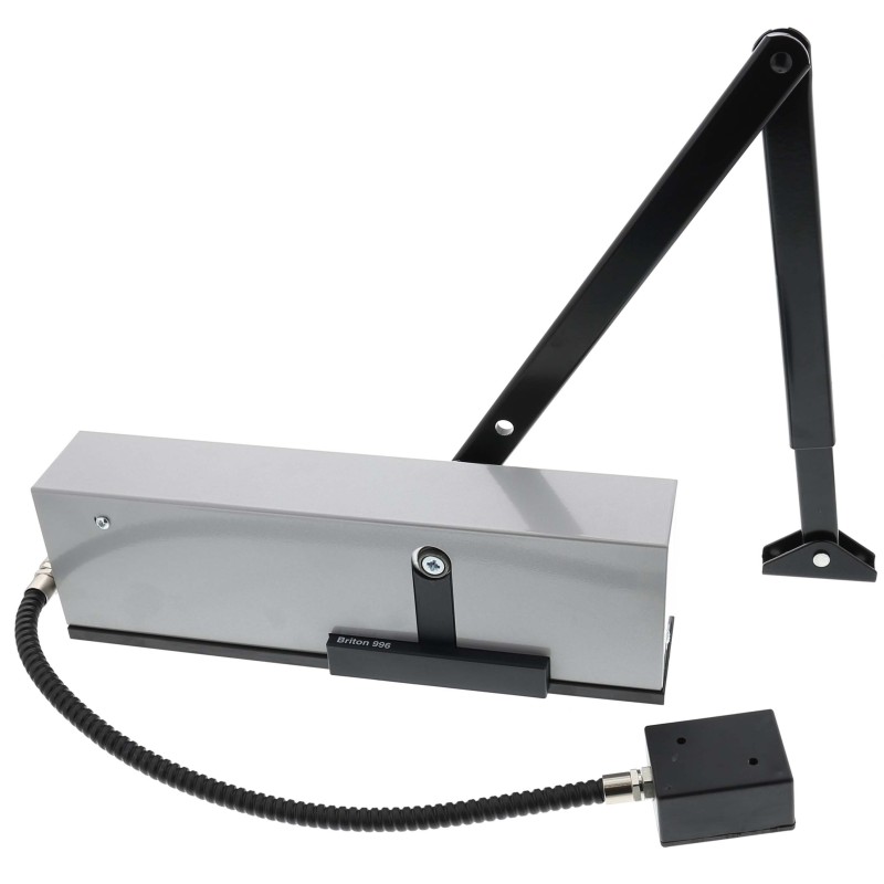 1 pcs - Briton Silver Fire Door Suitable Door Closer