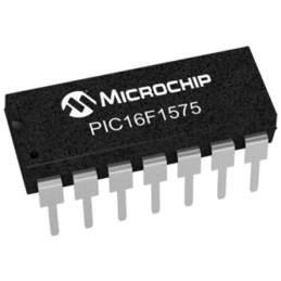 5 pcs - Microchip PIC16F1575-I/P, 8bit PIC Microcontroller, PIC16, 32MHz, 14 kB Flash, 14-Pin PDIP