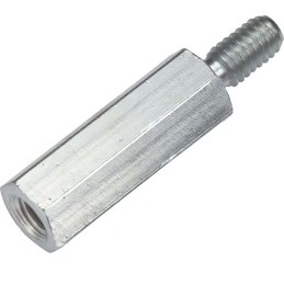 5 pcs - Wurth Elektronik Standoff, M4 Thread, 45mm Body, Steel, Female/Male