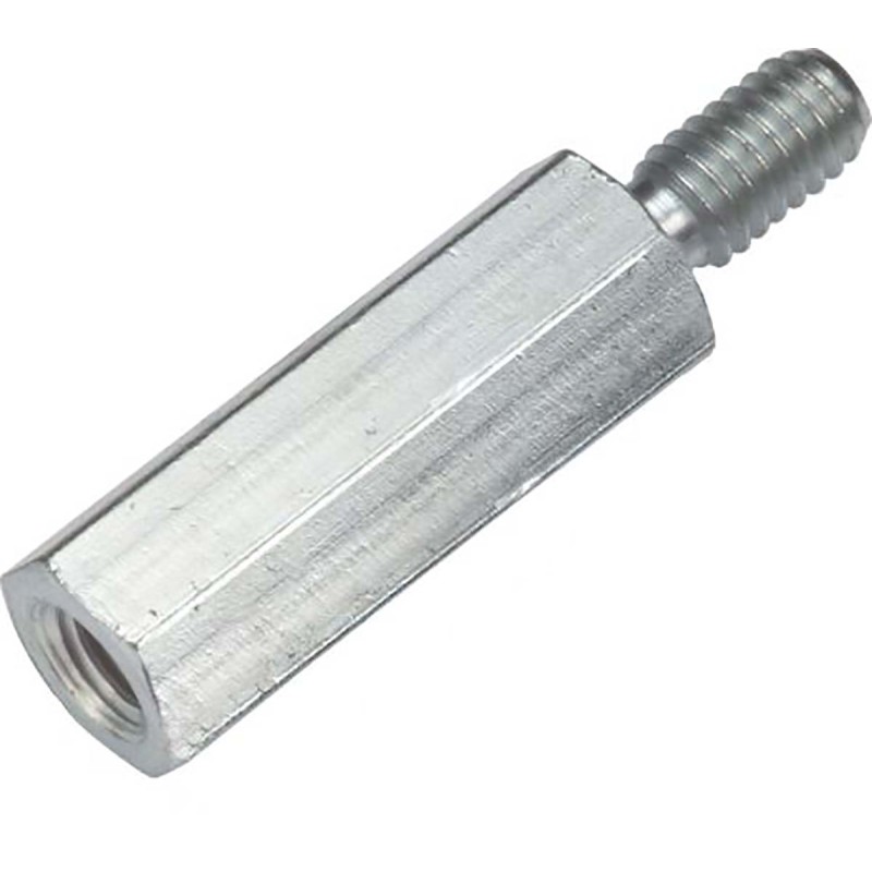 5 pcs - Wurth Elektronik Standoff, M4 Thread, 45mm Body, Steel, Female/Male