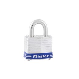 1 pcs - Master Lock Key Steel Padlock, 7mm Shackle