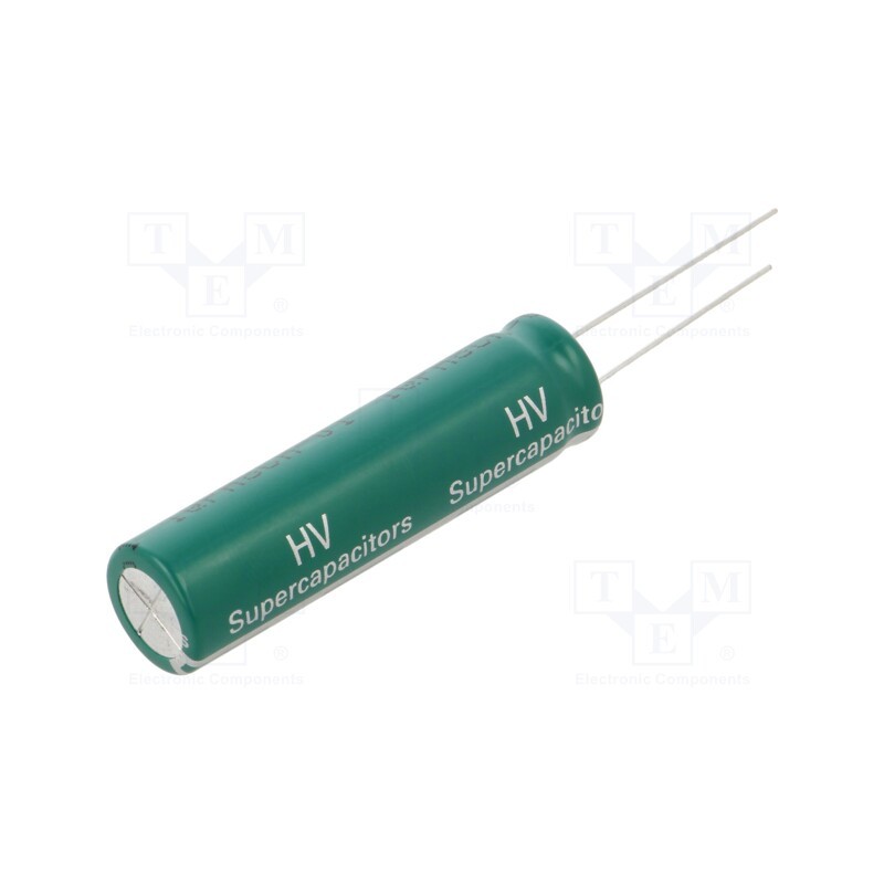 1 pcs x EATON ELECTRONICS - HV1245-2R7356-R - Supercapacitor, THT, 35F, 2.7VDC, -10÷30%, Body dim: Ø12.5x49mm