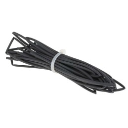5 pcs - RS PRO Heat Shrink Tubing, Black 2.4mm Sleeve Dia. x 1.2m Length 2:1 Ratio
