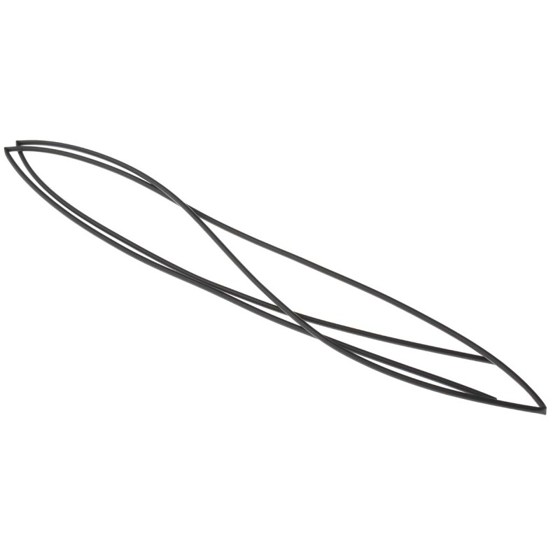 1 pcs - TE Connectivity Heat Shrink Tubing, Black 1.6mm Sleeve Dia. x 1.2m Length 2:1 Ratio, RNF-100 Series