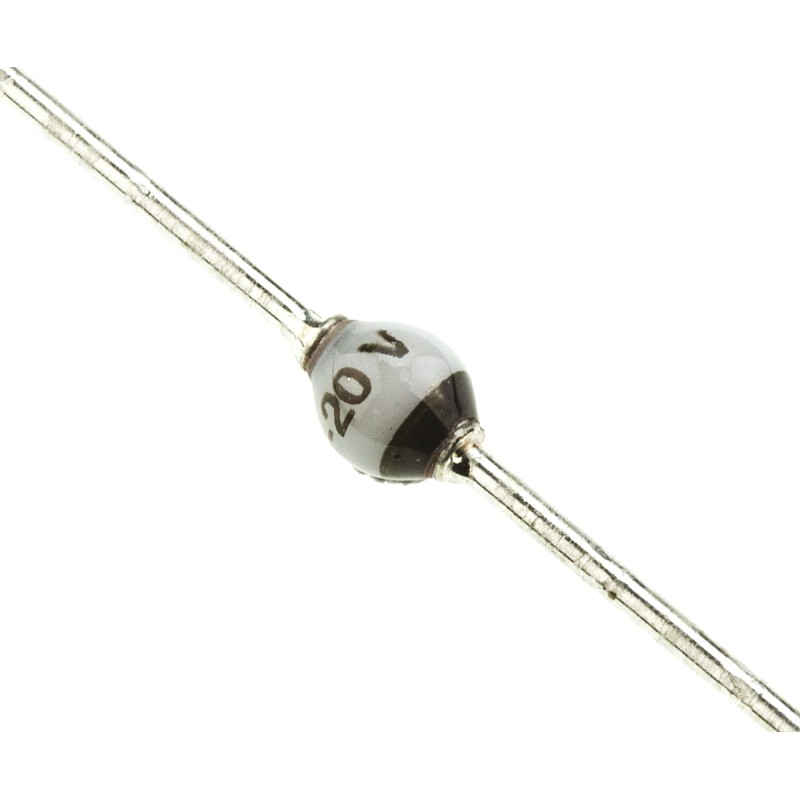 5 pcs - Vishay 2000V 250mA, Fast Switching Diode Diode, 2-Pin SOD-57 BY203-20STAP