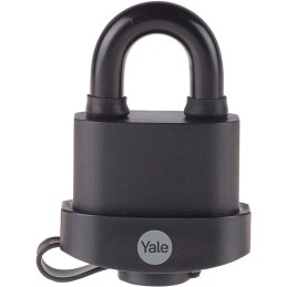 1 pcs - YALE Padlock Weatherproof Padlock, 9mm Shackle, 53mm Body