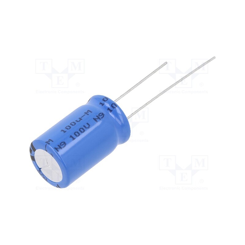 1 pcs x VISHAY - MAL213659101E3 - Capacitor: electrolytic, THT, 100uF, 100VDC, Ø12.5x20mm, Pitch: 5mm