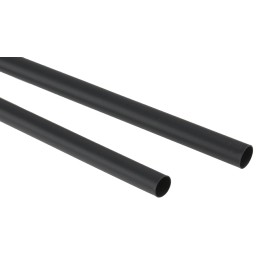 1 pcs - TE Connectivity Heat Shrink Tubing, Black 6.4mm Sleeve Dia. x 1.2m Length 2:1 Ratio, RNF-100 Series