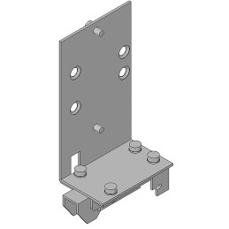 1 pcs - Omron Bracket Kit, for use with S8FS Series Switch Mode Power Supply, S8JC Series Power Supply
