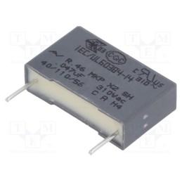 2 pcs x KEMET - R463I24700001M - Capacitor: polypropylene, 47nF, 18x5x11mm, THT, ±20%, 15mm, 630VDC
