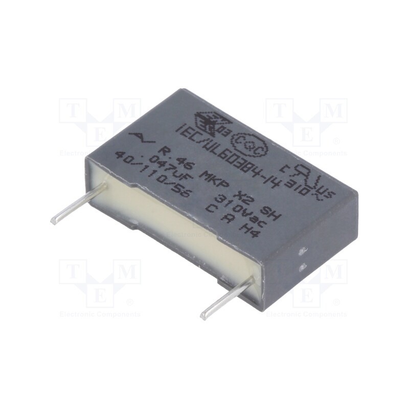 2 pcs x KEMET - R463I24700001M - Capacitor: polypropylene, 47nF, 18x5x11mm, THT, ±20%, 15mm, 630VDC