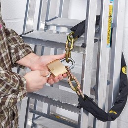 1 pcs - YALE Padlock Brass Padlock, 8mm Shackle, 50mm Body