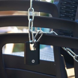 1 pcs - YALE Padlock Weatherproof Steel Padlock, 5mm Shackle