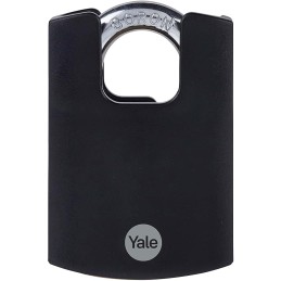 1 pcs - YALE Padlock Brass Padlock, 9.5mm Shackle, 57mm Body