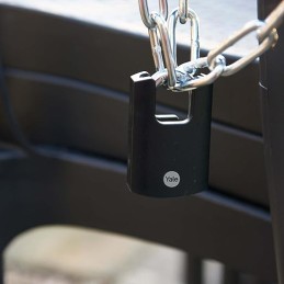 1 pcs - YALE Padlock Brass Padlock, 9.5mm Shackle, 57mm Body