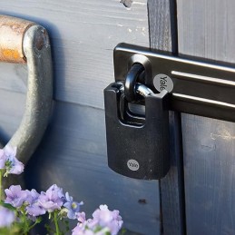 1 pcs - YALE Padlock Brass Padlock, 9.5mm Shackle, 57mm Body