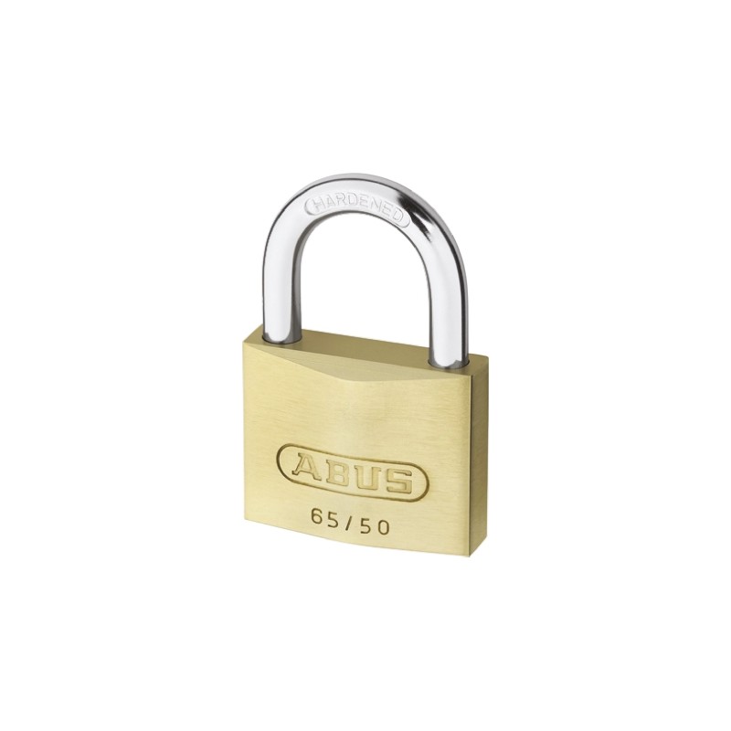 1 pcs - ABUS Key Weatherproof Brass, Steel Padlock, Keyed Alike, 6mm Shackle, 65mm Body