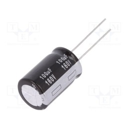 1 pcs x PANASONIC - EEUEB2C101 - Capacitor: electrolytic, THT, 100uF, 160VDC, Ø16x25mm, Pitch: 7.5mm