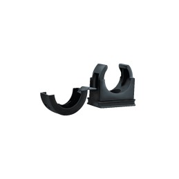 1 Bag of 10 - HellermannTyton, Cable Clip, 10mm Nominal Size, M5, Polyamide 6.6 (PA66), Black