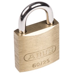 1 pcs - ABUS Key Weatherproof Brass, Steel Padlock, 4mm Shackle, 25mm Body