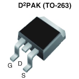 5 pcs - N-Channel MOSFET, 19 A, 600 V, 3-Pin D2PAK Vishay SIHB22N60EF-GE3