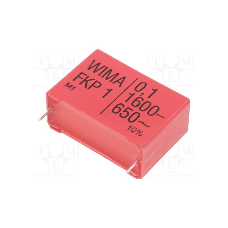 1 pcs x WIMA - FKP1T031007E00KSSD - Capacitor: polypropylene, 100nF, 17x29x41.5mm, THT, ±10%, 37.5mm