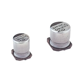 100 pcs - Nichicon 47μF Electrolytic Aluminium Electrolytic Capacitor 35V dc, Surface Mount - UUR1V470MCL6GS