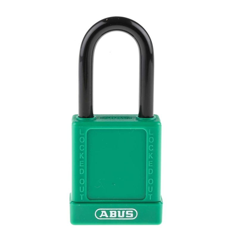 1 pcs - ABUS Key Weatherproof Aluminium, Steel Safety Padlock, 6.5mm Shackle, 38mm Body